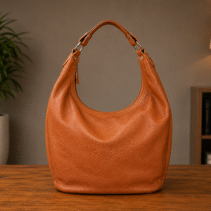Classic Tan Crescent Tote