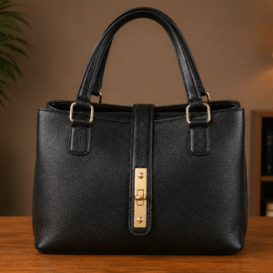 Noir Lock Tote