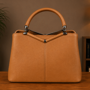 Camel Luxe Carry Tote